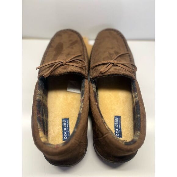 Dockers Men's Slippers with Memory Foam (XXLarge / 13-14US, Brown) - Picture 9 of 9